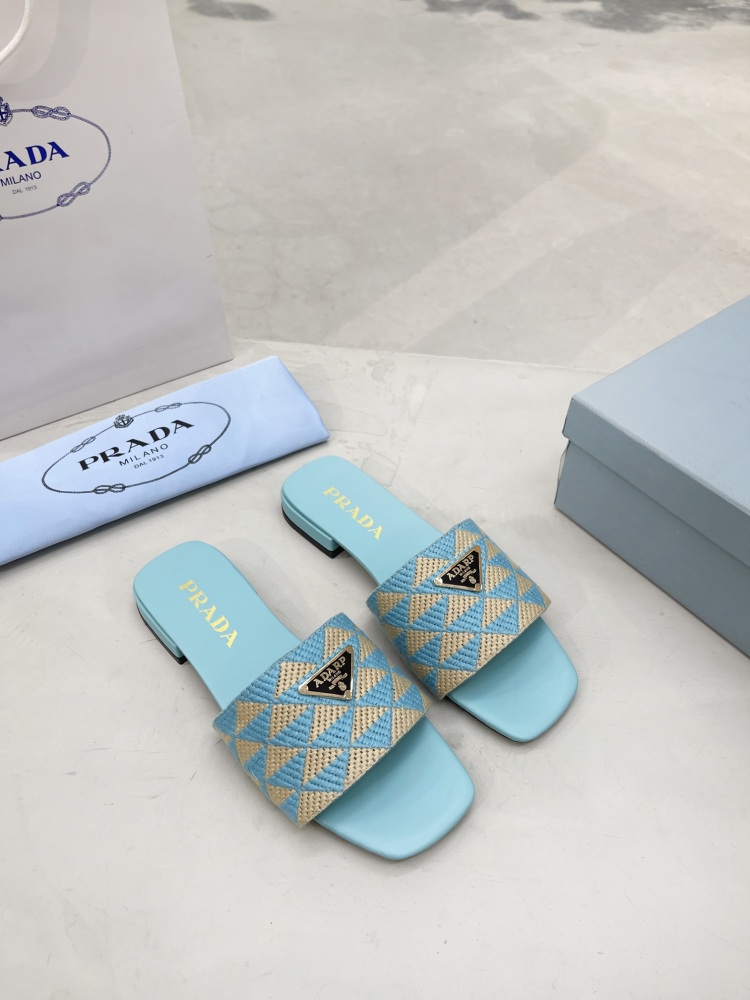 Prada slippers flat