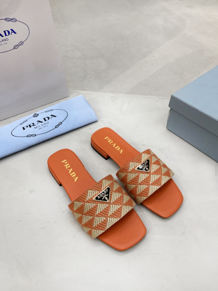 Prada slippers flat