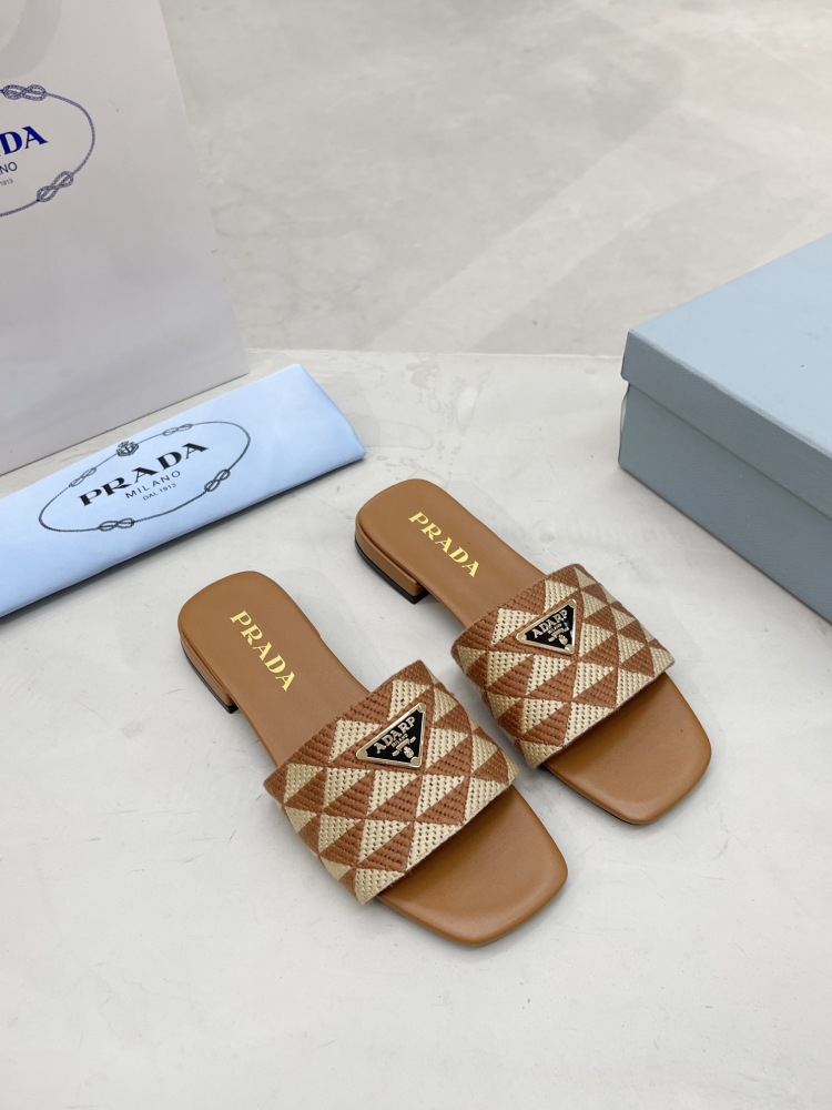 Prada slippers flat