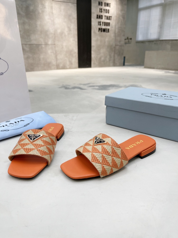 Prada slippers flat