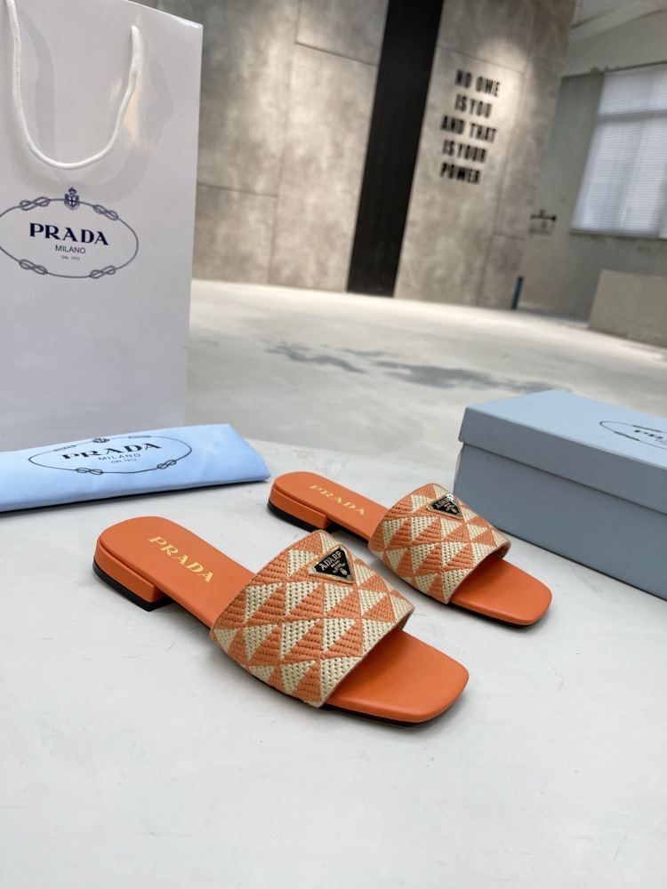 Prada slippers flat