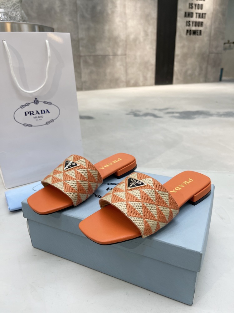 Prada slippers flat