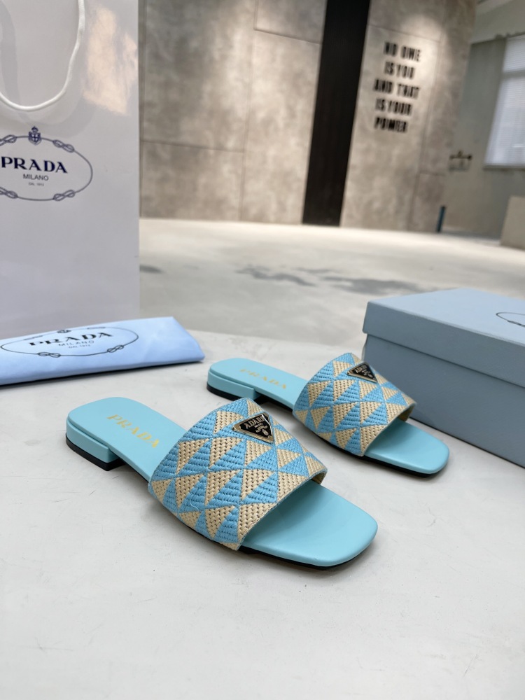 Prada slippers flat