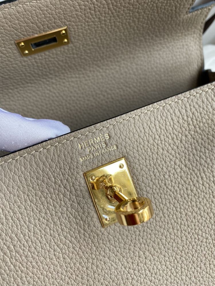 Hermes Kelly 25 Togo Mirror Boutique(half)