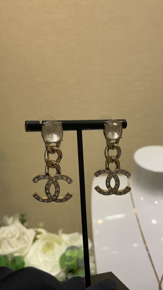 Chanel stud earrings