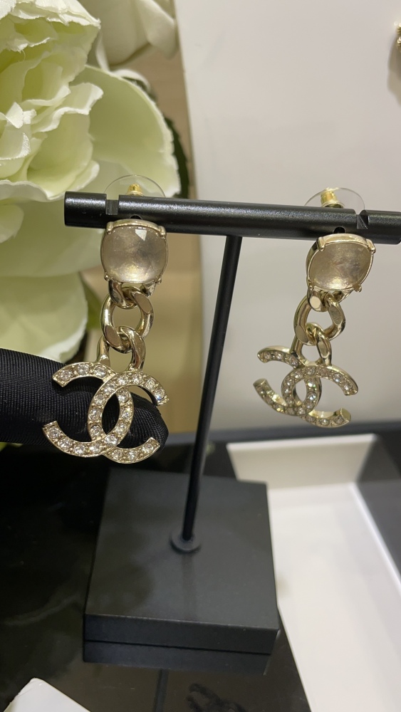 Chanel stud earrings
