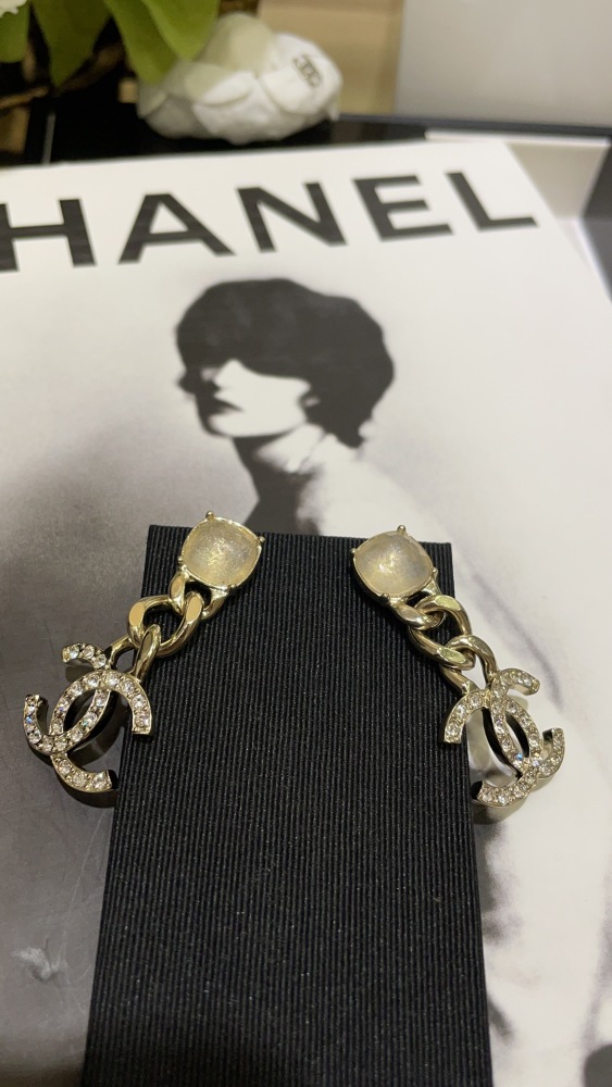 Chanel stud earrings