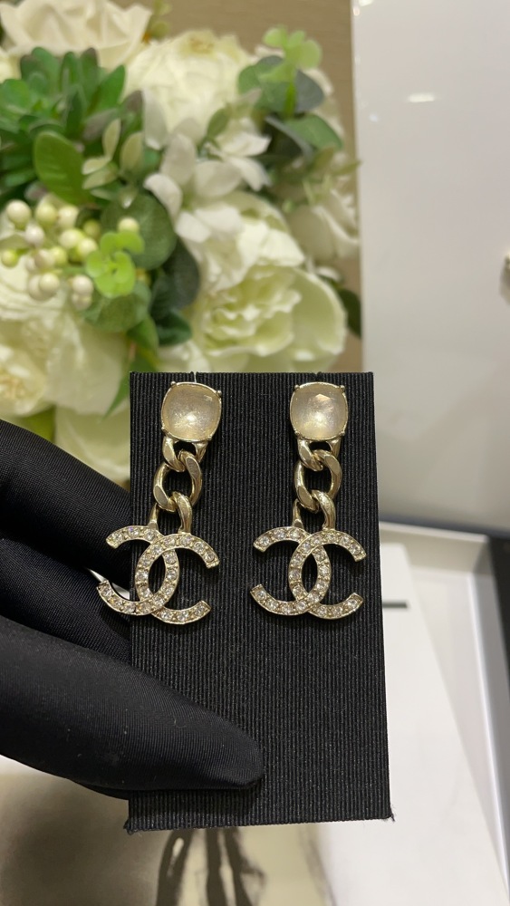 Chanel stud earrings