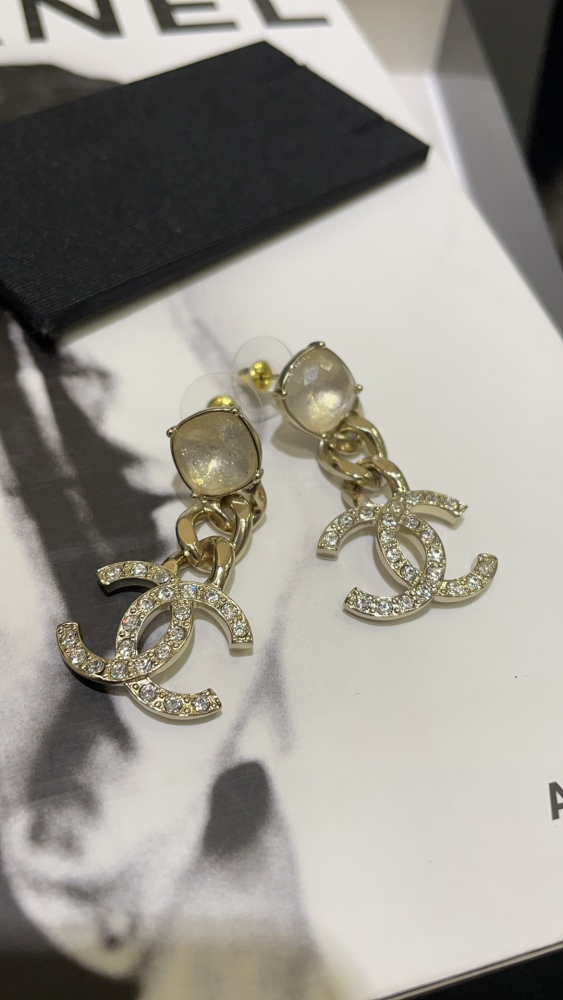 Chanel stud earrings
