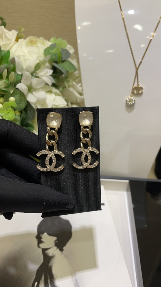 Chanel stud earrings