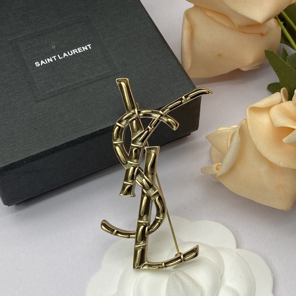 YSL brooch