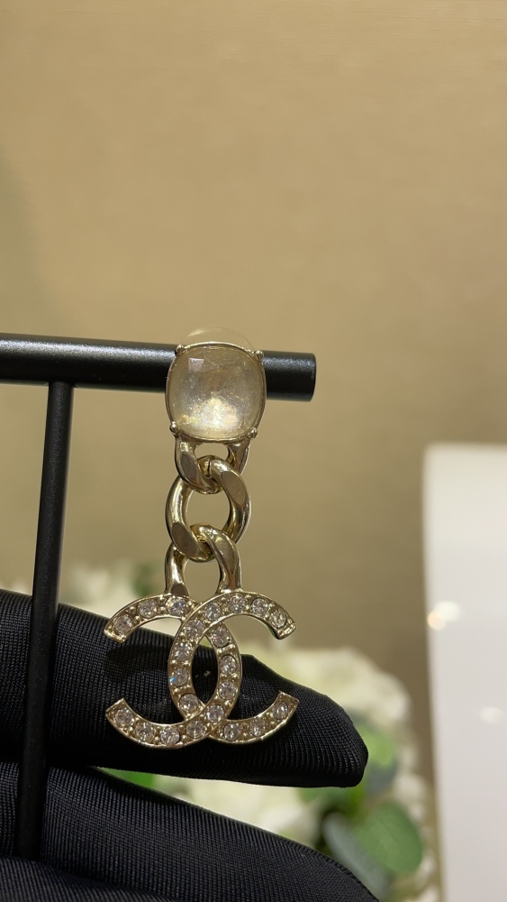 Chanel stud earrings