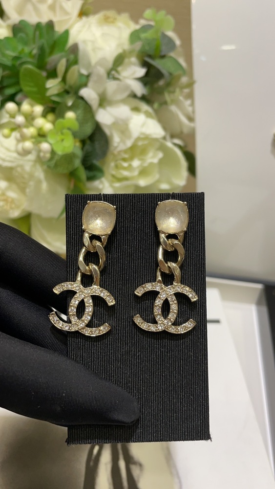 Chanel stud earrings