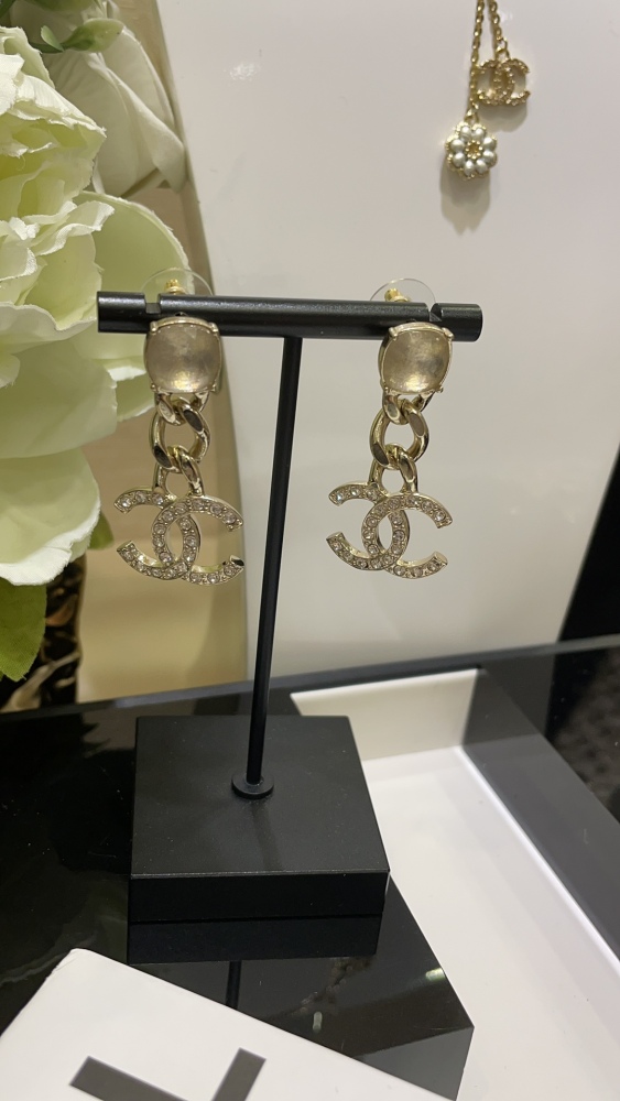 Chanel stud earrings