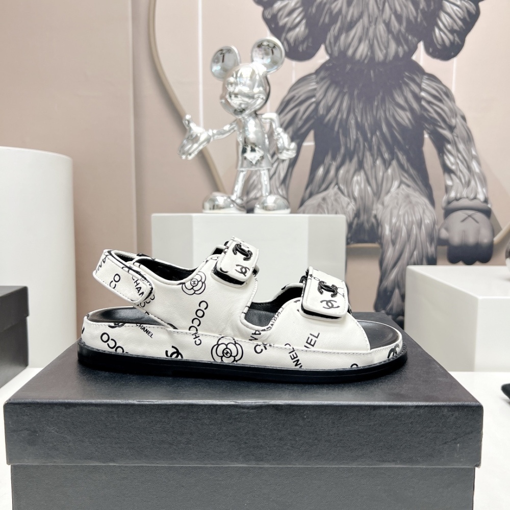 Chanel beach sandals