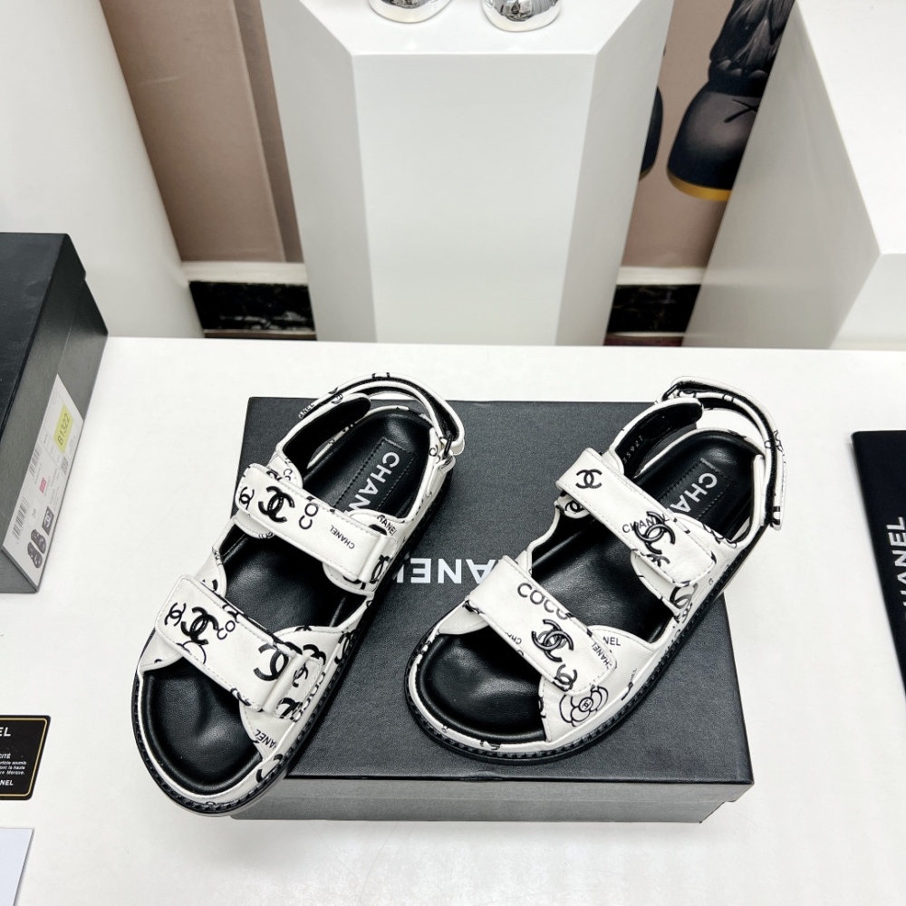 Chanel beach sandals