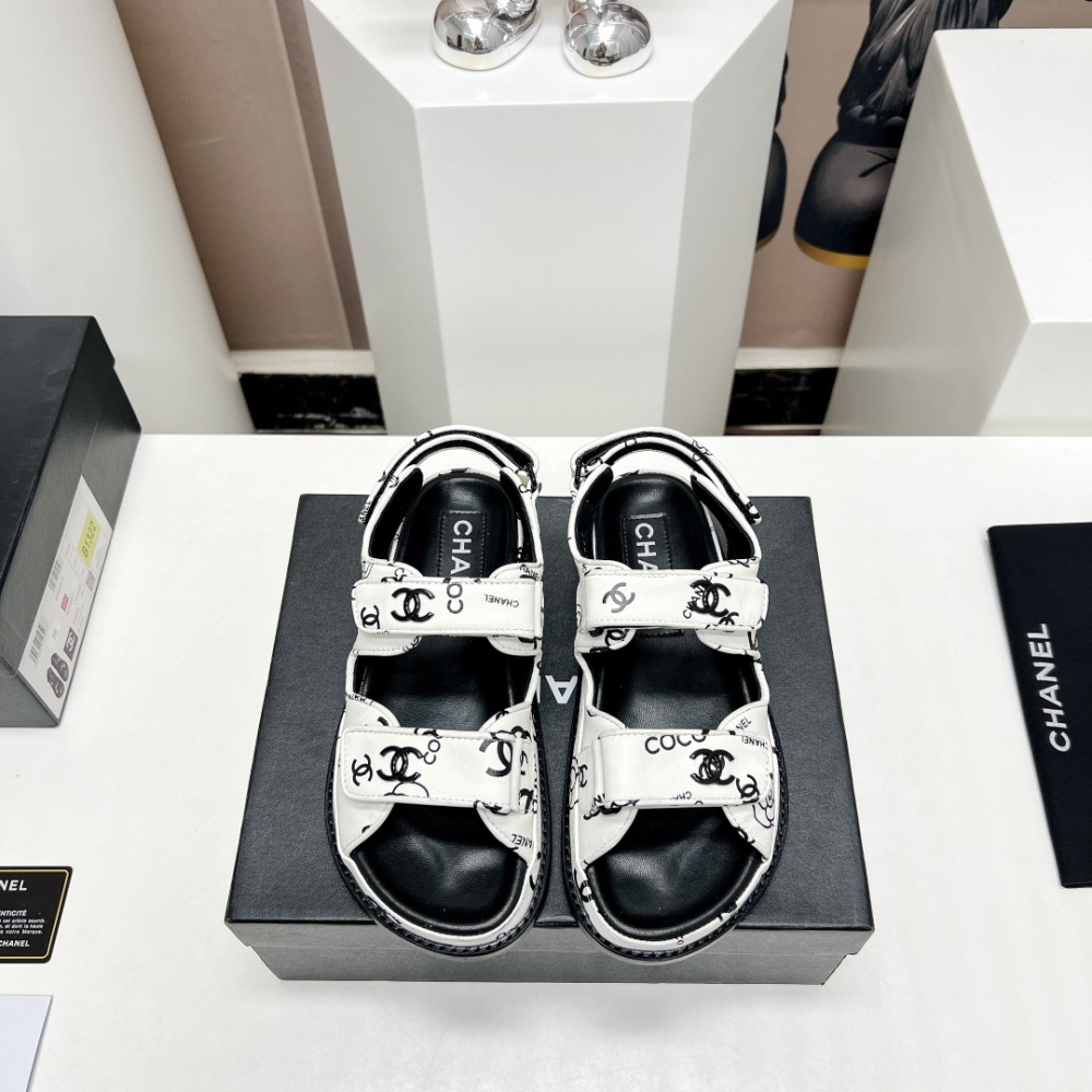 Chanel beach sandals