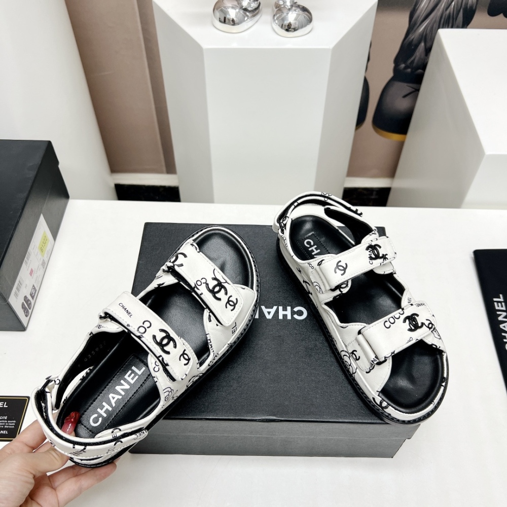 Chanel beach sandals