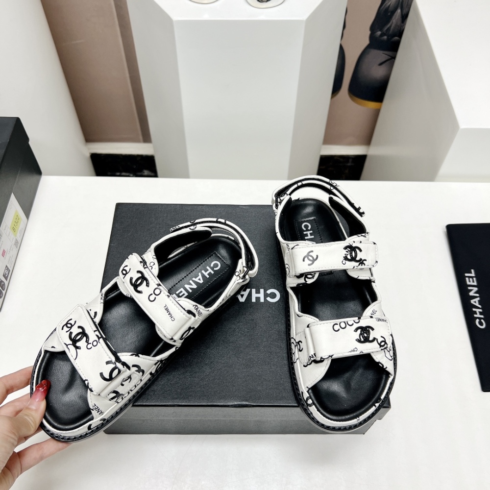 Chanel beach sandals