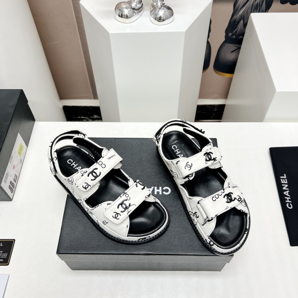 Chanel beach sandals