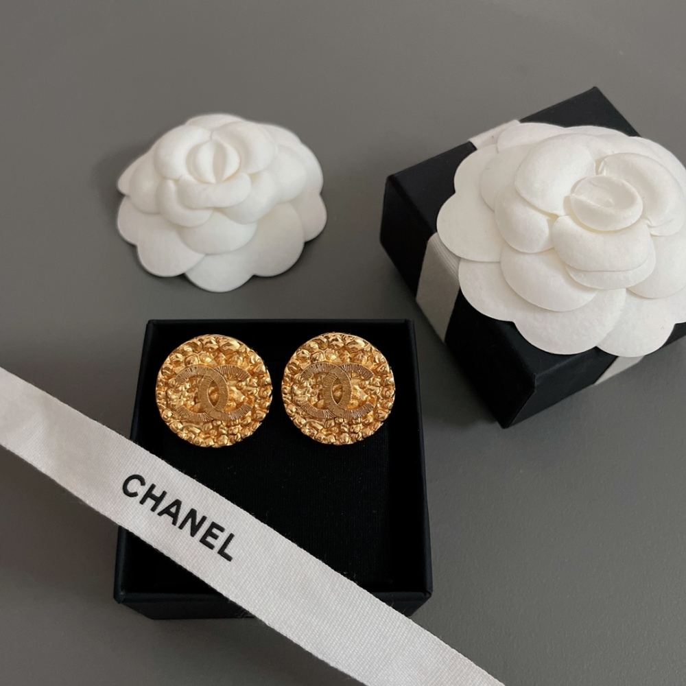Chanel stud earrings