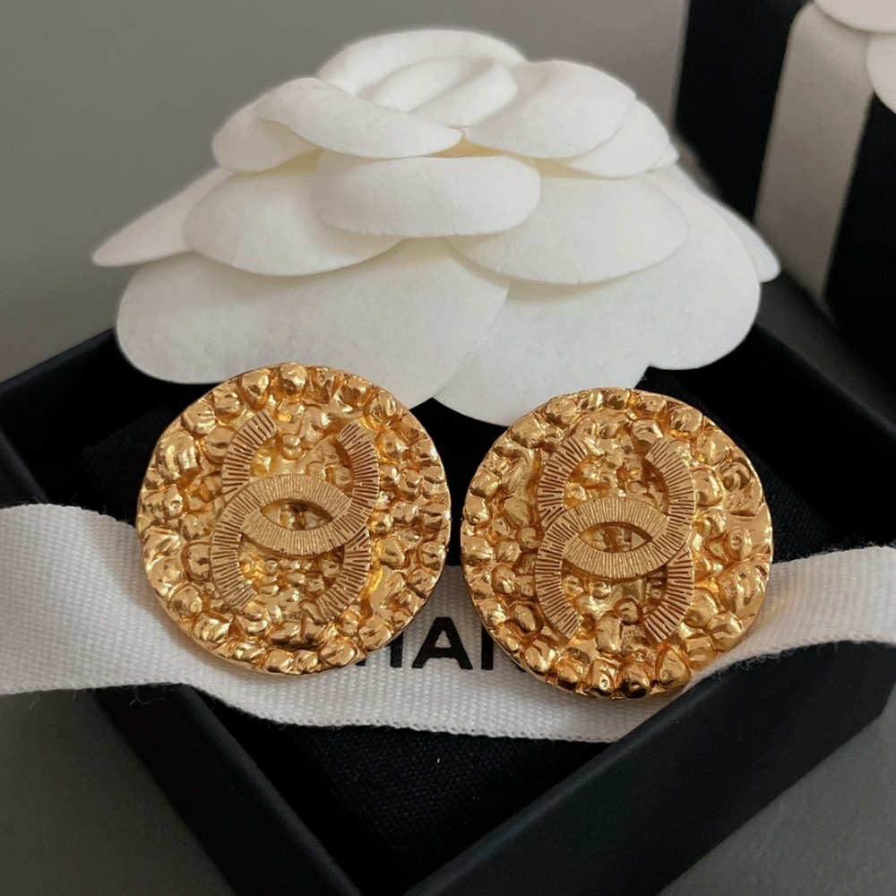 Chanel stud earrings