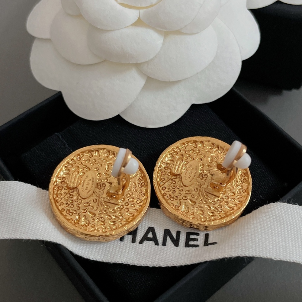 Chanel stud earrings