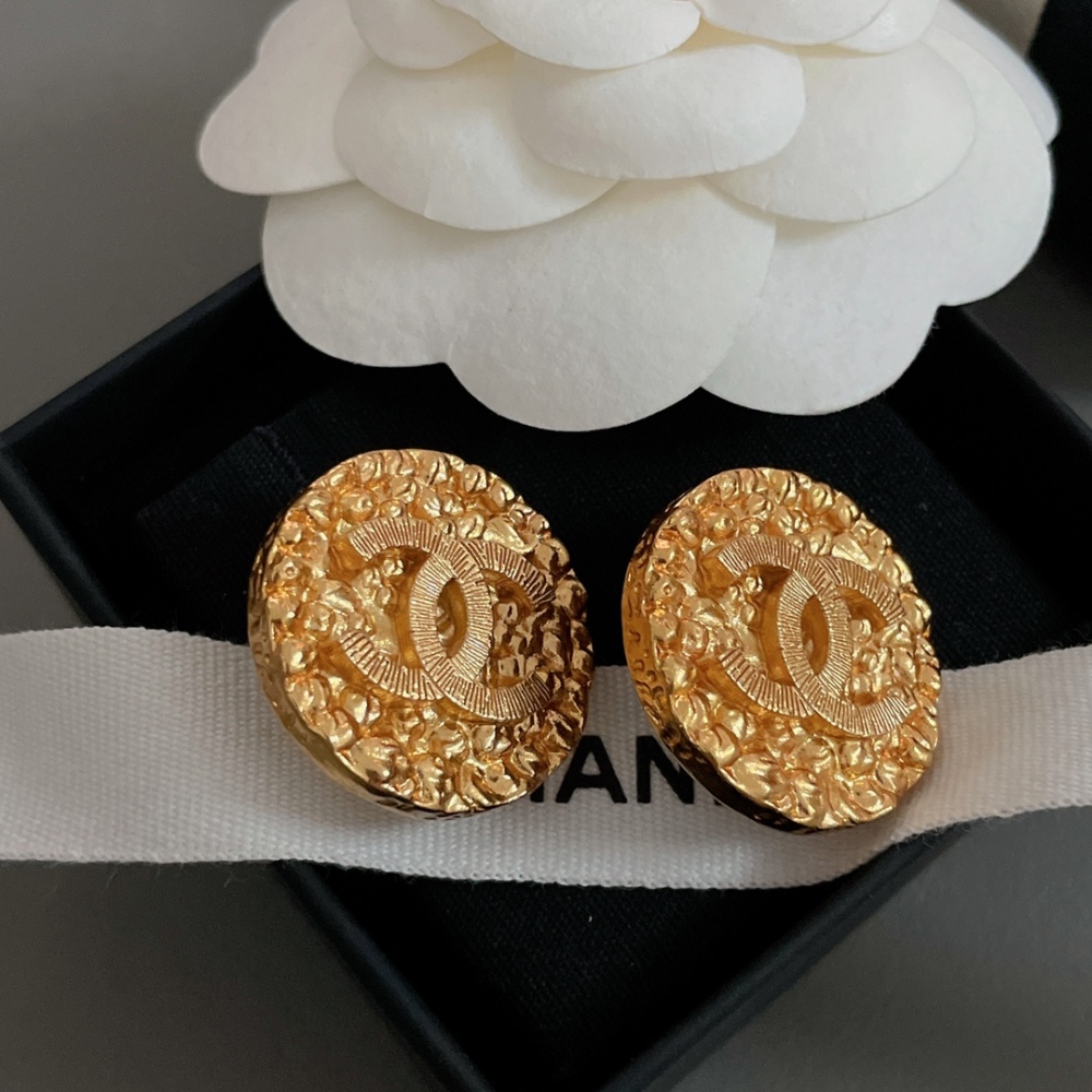Chanel stud earrings