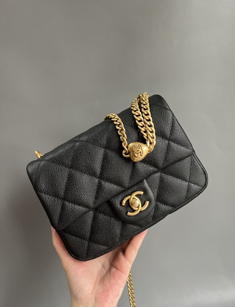Chanel 23P Heart adjustment buckle CF 20cm Genuine level（99%）
