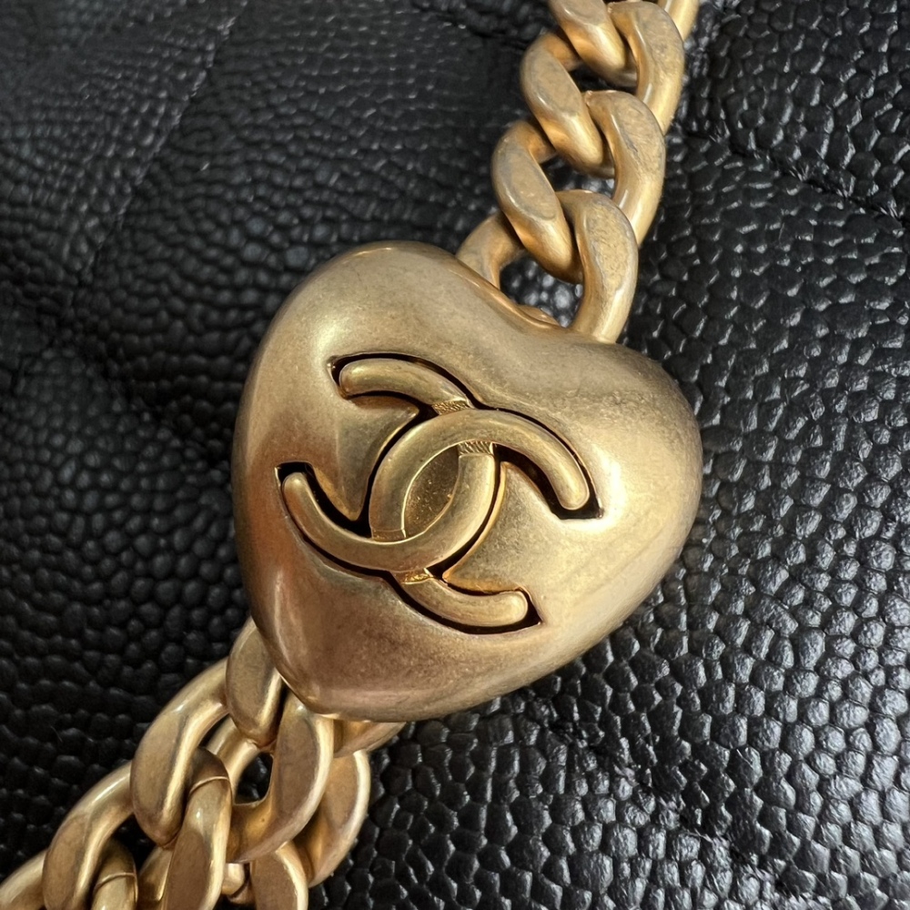 Chanel 23P Heart adjustment buckle CF 20cm Genuine level（99%）
