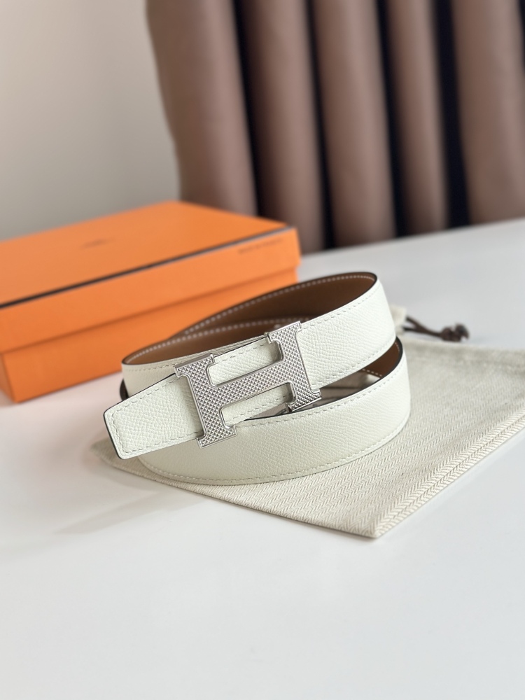 HERMES reversible belt 3.2cm