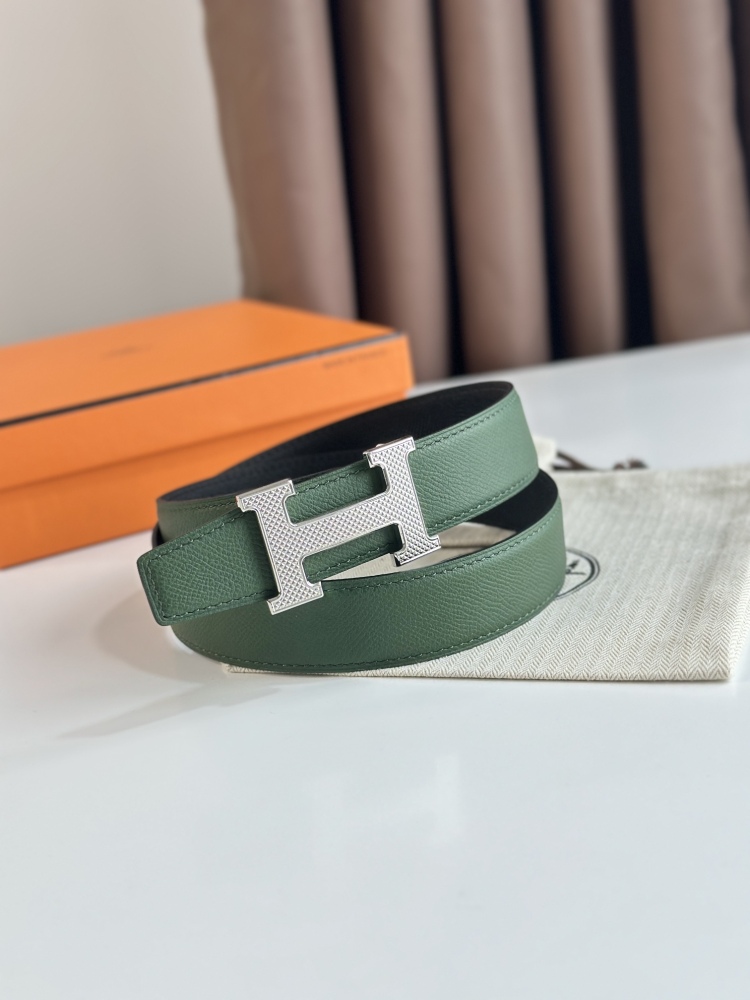HERMES reversible belt 3.2cm