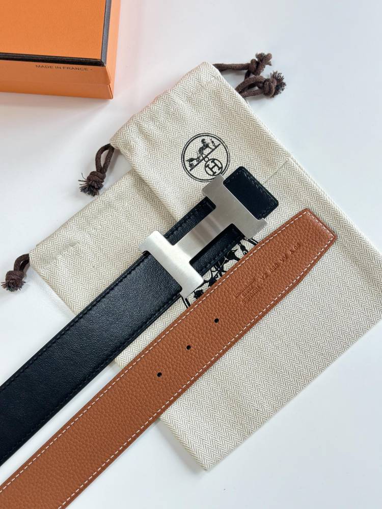 HERMES reversible belt 3.8cm