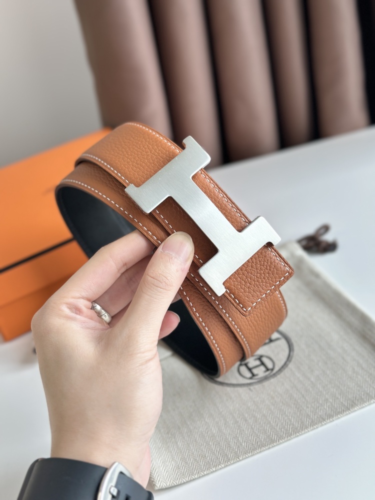 HERMES reversible belt 3.8cm