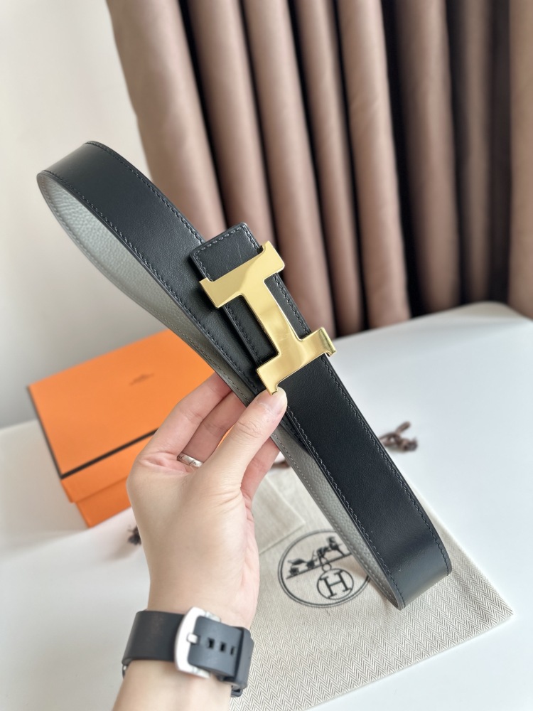 HERMES reversible belt 3.8cm