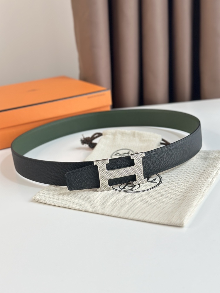 HERMES reversible belt 3.2cm