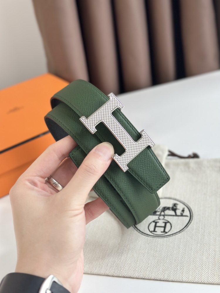 HERMES reversible belt 3.2cm