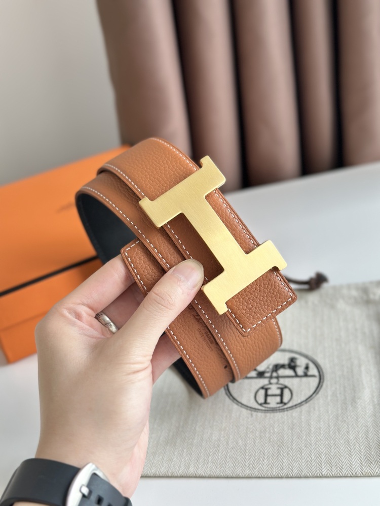 HERMES reversible belt 3.8cm