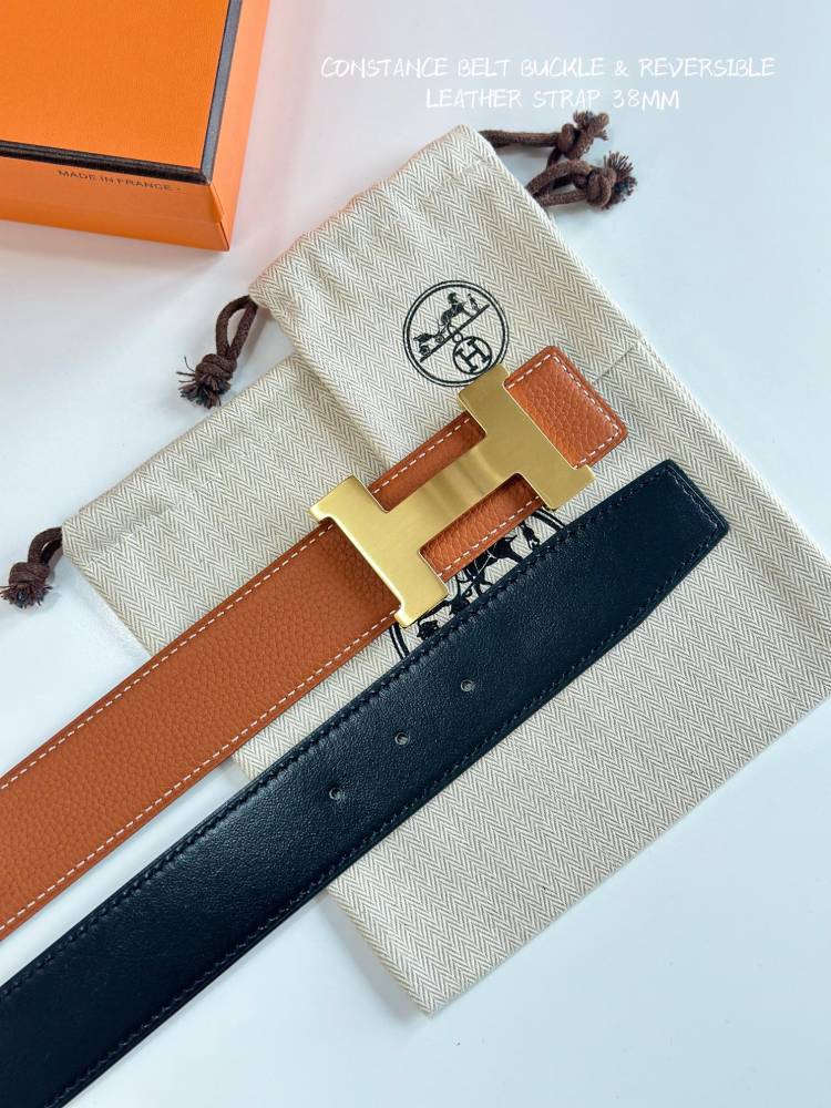 HERMES reversible belt 3.8cm