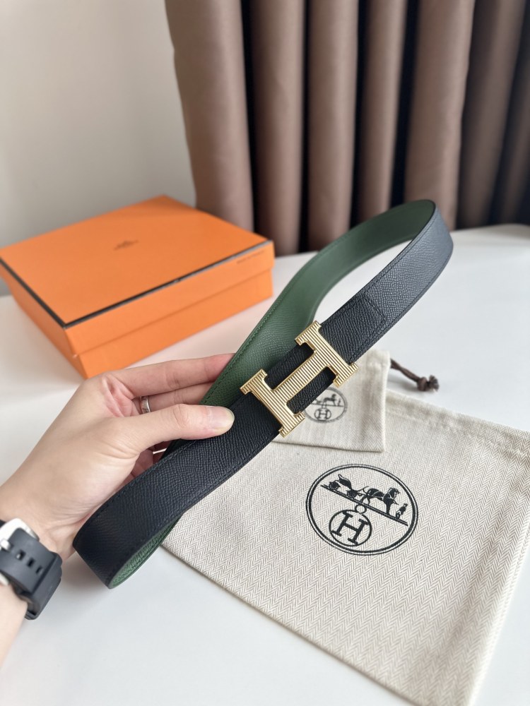 HERMES reversible belt 3.2cm