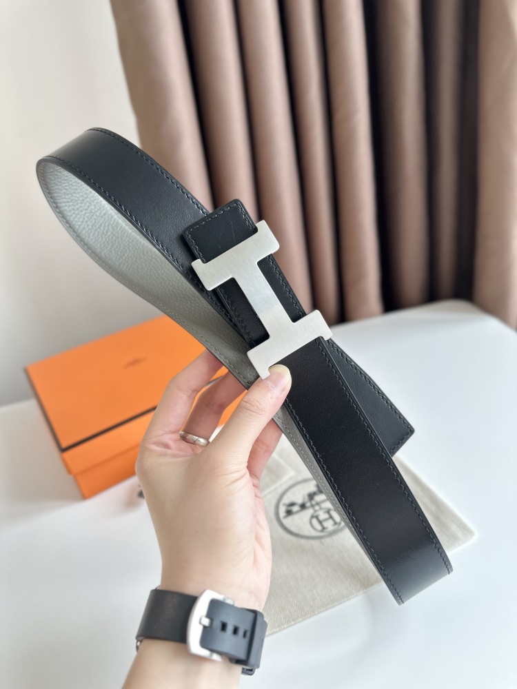 HERMES reversible belt 3.8cm