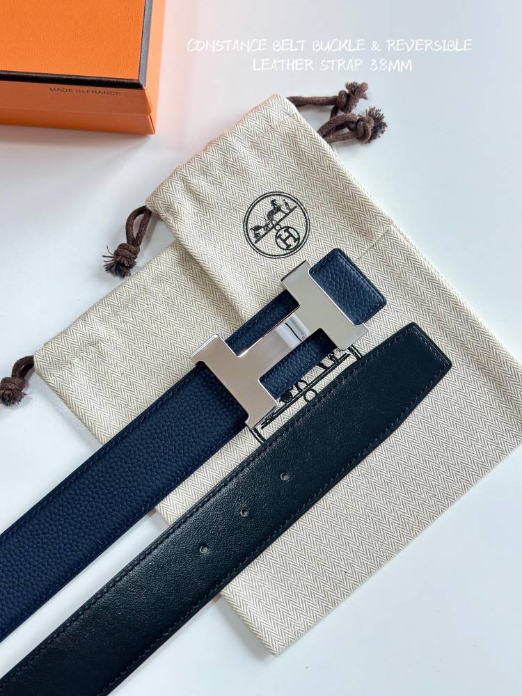 HERMES reversible belt 3.8cm