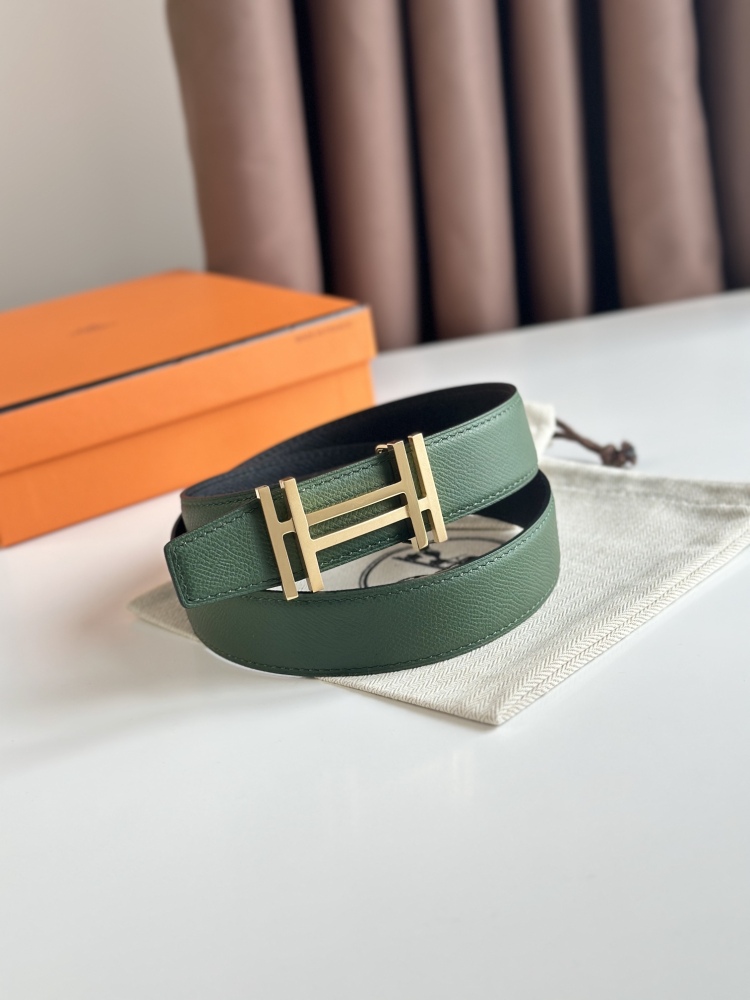 HERMES reversible belt 3.2cm