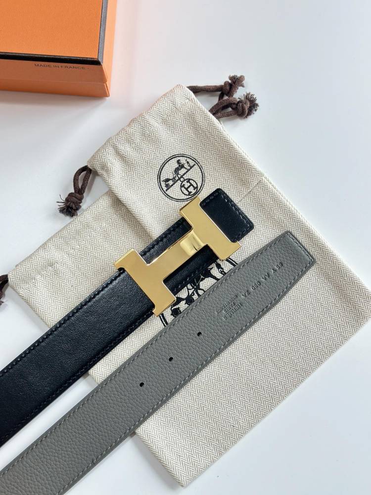 HERMES reversible belt 3.8cm