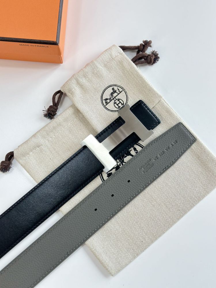 HERMES reversible belt 3.8cm