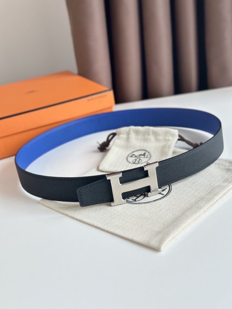 HERMES reversible belt 3.2cm