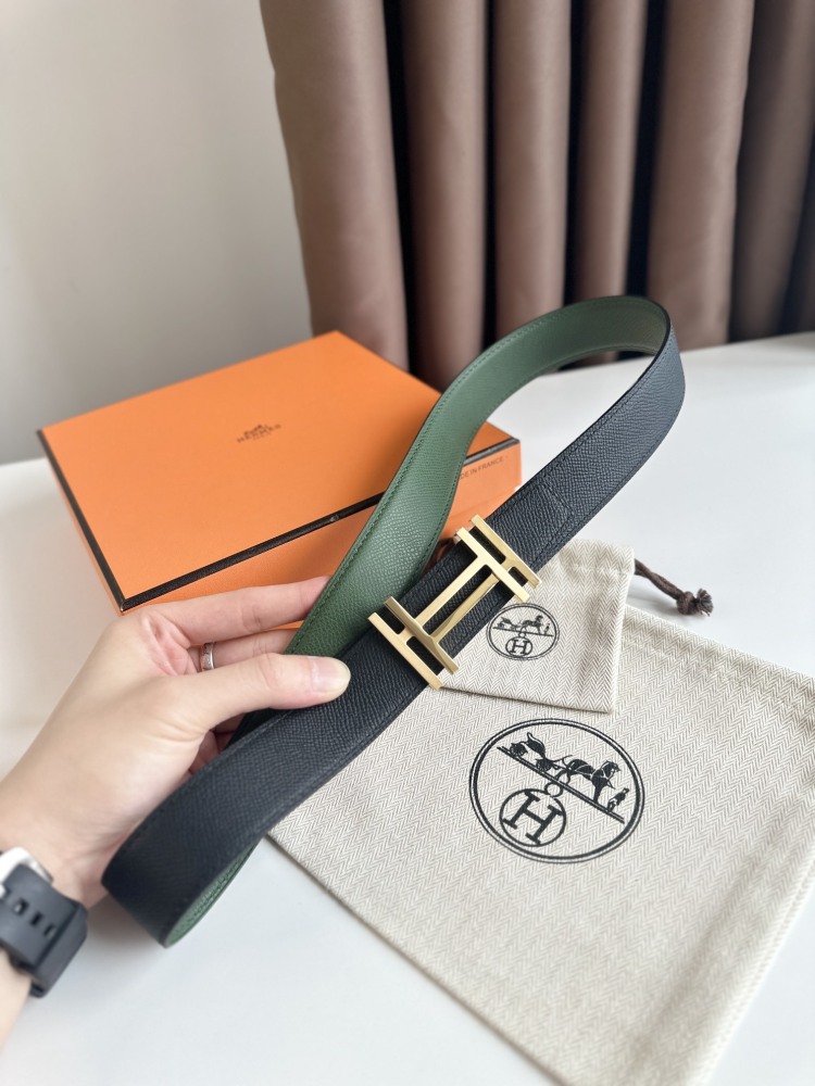 HERMES reversible belt 3.2cm