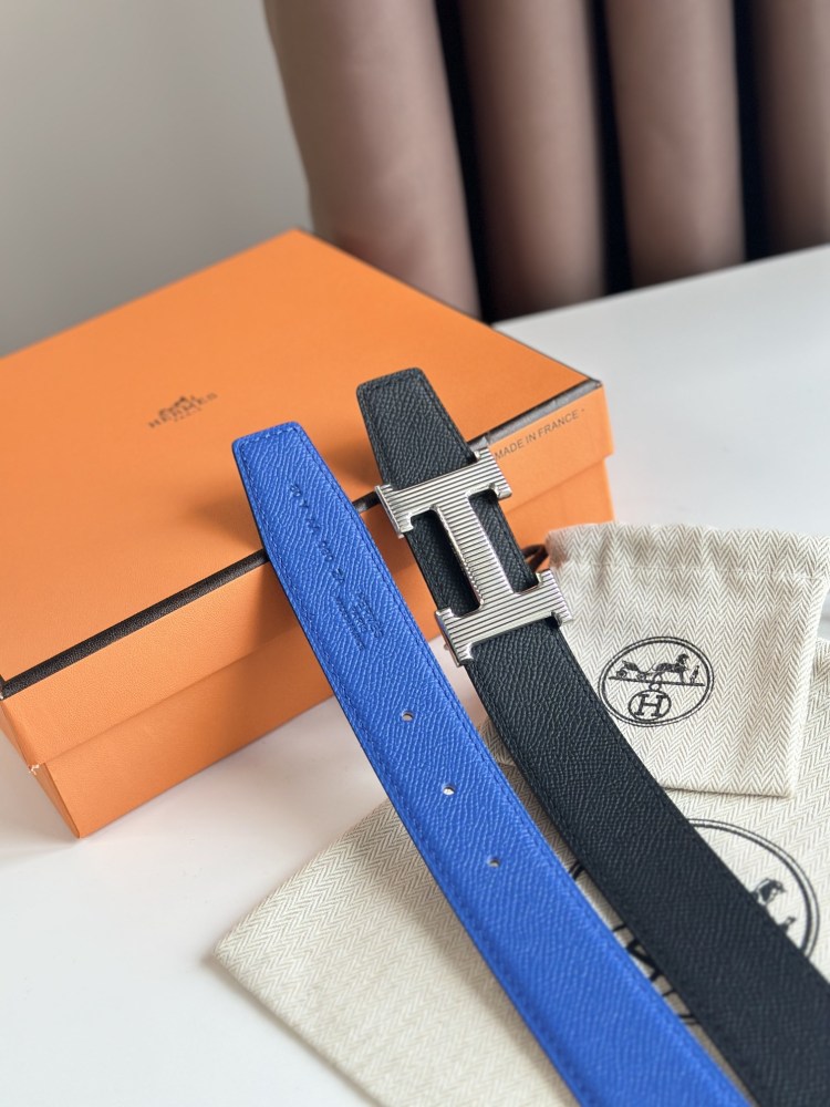 HERMES reversible belt 3.2cm