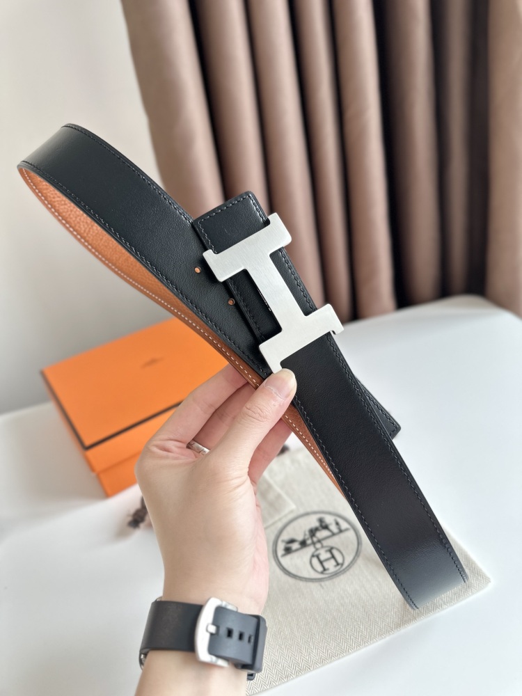 HERMES reversible belt 3.8cm
