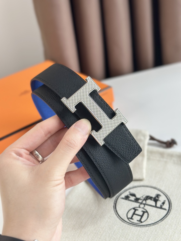 HERMES reversible belt 3.2cm